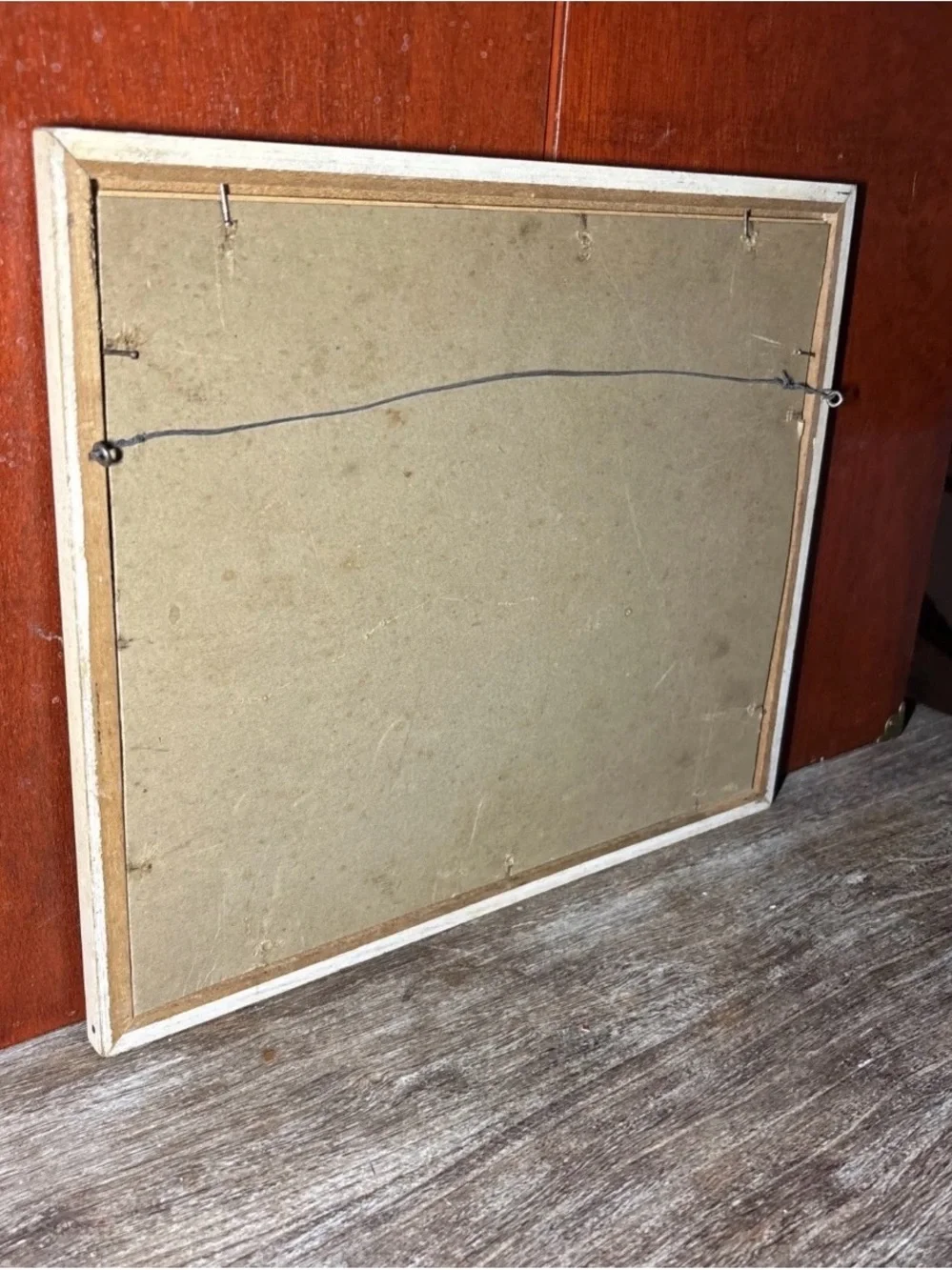 Classic White and Tan Framed Cork Board - Home Accents